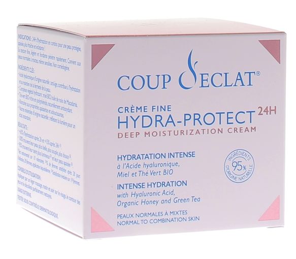 Feine Hydra-Schutzcreme 24H intensive Hydratation Strahlende Haut - 50 ml Tiegel