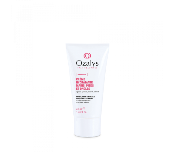 Feuchtigkeitsspendende Creme für Hände, Füße und Nägel Ozalys - 40ml Tube