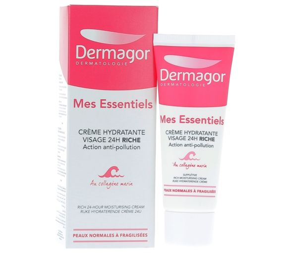Feuchtigkeitsspendende Gesichtscreme Meine Essentials Reichhaltig Anti-Verschmutzung Dermagor - Tube mit 40 ml