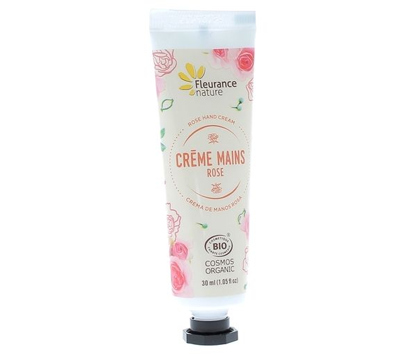 Bio-Rosenhandcreme Fleurance Nature - 30 ml Tube - image 1