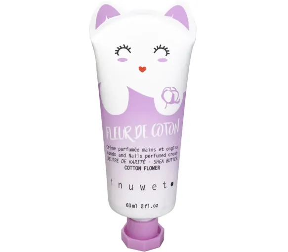 Hand- und Nagelcreme mit Baumwollblüten-Duft Inuwet - 60ml Tube