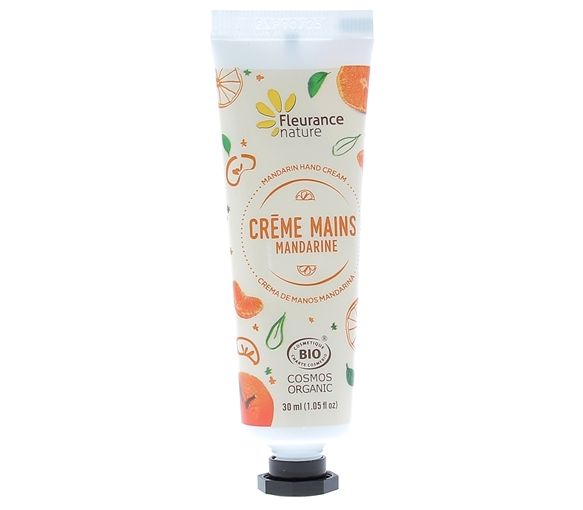 Bio-Mandarin-Handcreme Fleurance Nature - 30 ml Tube - image 1