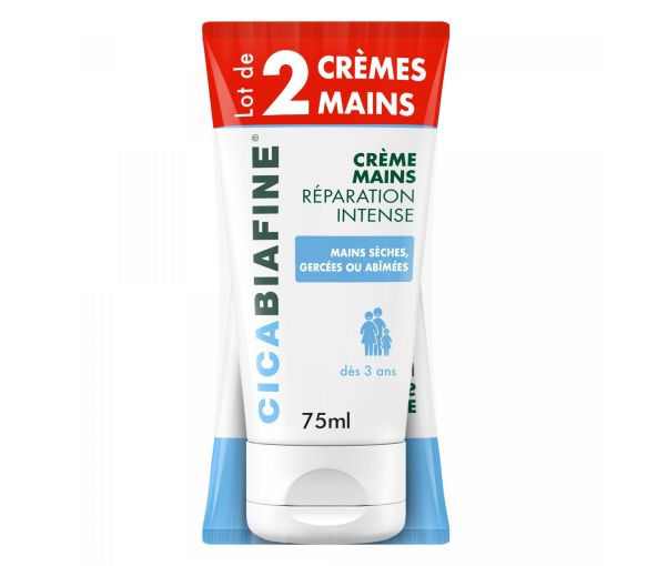 Intensive Repair Hand Cream Cicabiafine - 2-pack of 75 ml creams - image 1