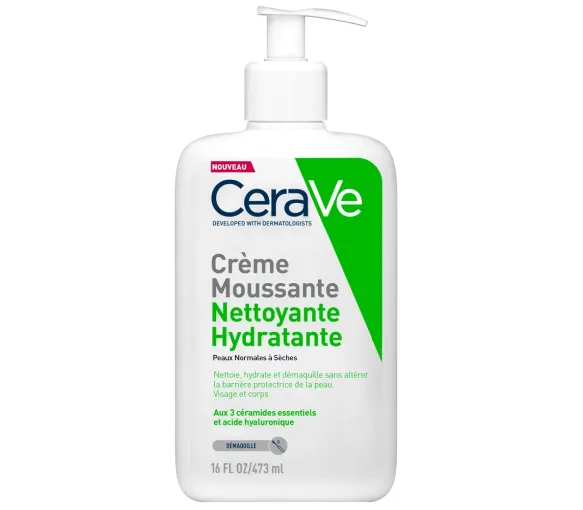 Reinigende, feuchtigkeitsspendende Schaumcreme Cerave - Pumpflasche mit 473ml - image 1