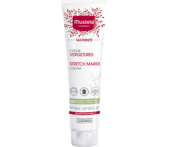 Mustela 3-in-1 Schwangerschaftsstreifen-Präventionscreme - 150 ml Tube - image 1