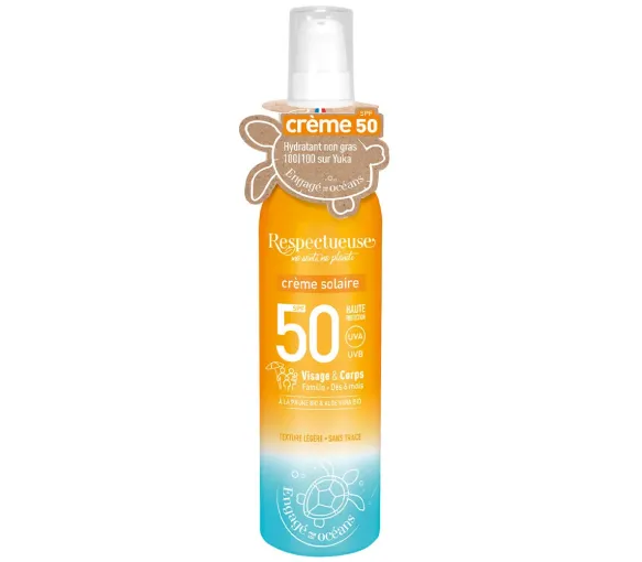 Sonnenschutzmittel SPF50 Respektvoll - Spray von 100ml