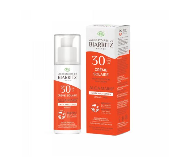 Sonnenschutzcreme mit hohem Schutzfaktor SPF 30 bio Algamaris Laboratoires de Biarritz - Tube mit 50 ml - image 1