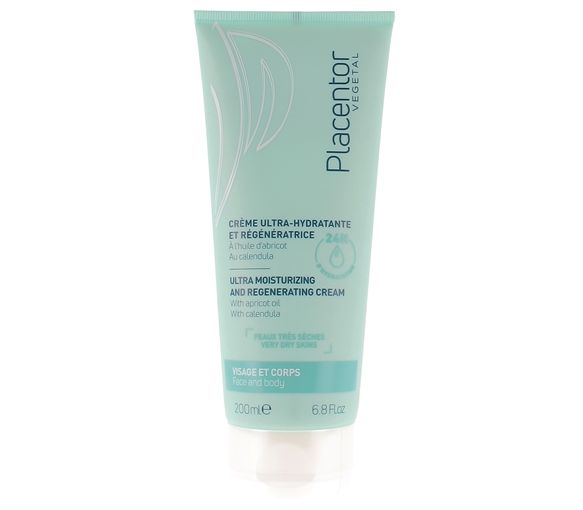 Ultra-hydratisierende und regenerierende Creme Placentor - Flasche mit 200 ml