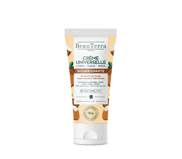 Universelle nährende Creme mit Sheabutter Beauterra - Tube mit 100 ml - image 1