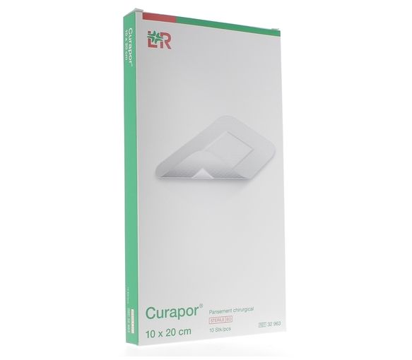 Curapor Steril Wundpflaster Velpeau Lohmann & Rauscher - 10 Pflaster von 10 x 20 cm
