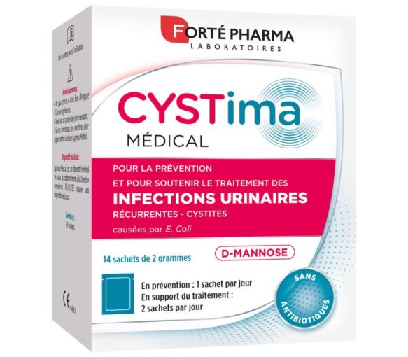 Cystima medizinisch Forté Pharma - Packung mit 14 Beuteln à 2g