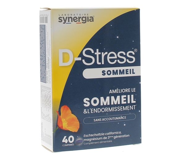D-stress Schlaf Synergia - Packung mit 40 Tabletten