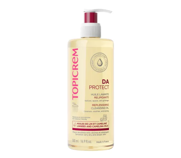 DA Protect reinigendes rückfettendes Öl Topicrem - Pumpflasche 500 ml - image 1