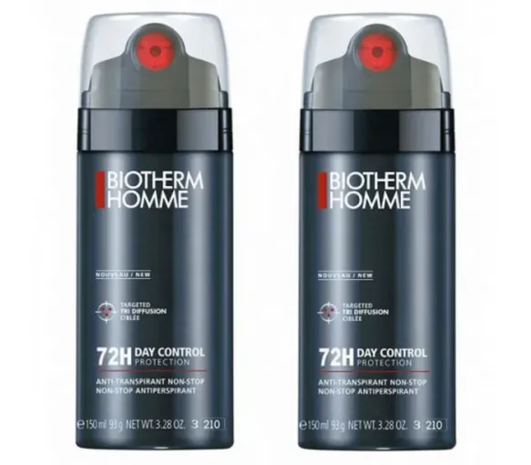 Tag Control 72H Schutz Deodorant Biotherm Homme - 2er Pack 150ml Sprays - image 1