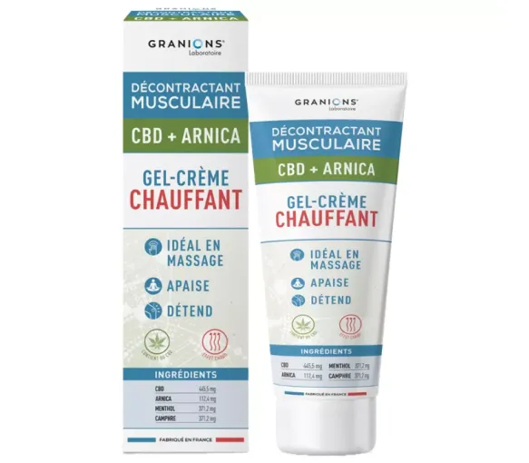 Muskelentspannendes Gel-Creme mit CBD + Arnika Granions - 75 ml Tube