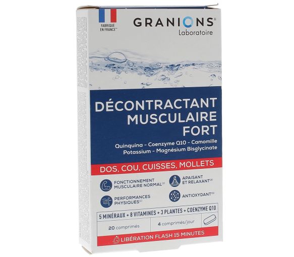 Starkes Muskelrelaxans Granions - Packung mit 20 Tabletten - image 1