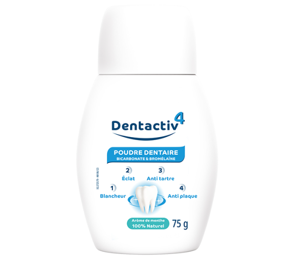 DentActiv-4 Zahnpulver Gilbert - Flasche mit 75g - image 1