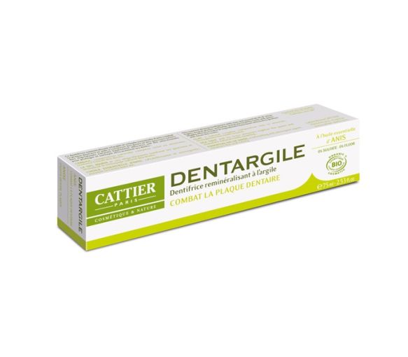 Dentargile Zahnpasta Anis Bio bekämpft Plaque Cattier - Tube 75 ml - image 1