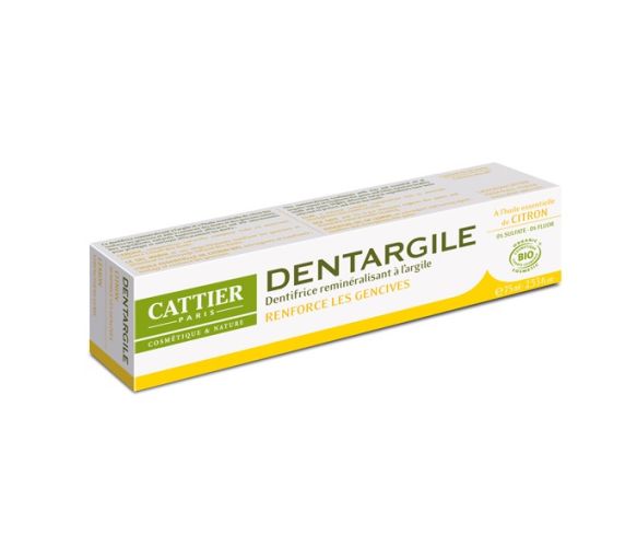 Dentargile Zahnpasta Zitrone Bio Cattier - Tube 75 ml - image 1
