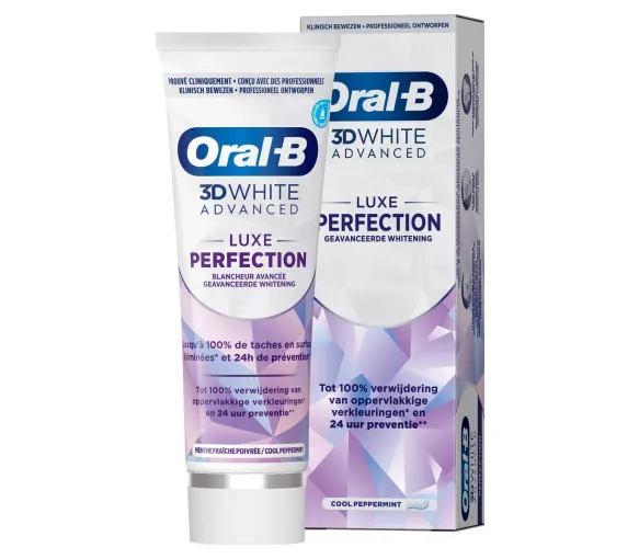 Zahnpasta 3D White Advanced Luxe Perfection Oral-B - Tube mit 75 ml - image 1