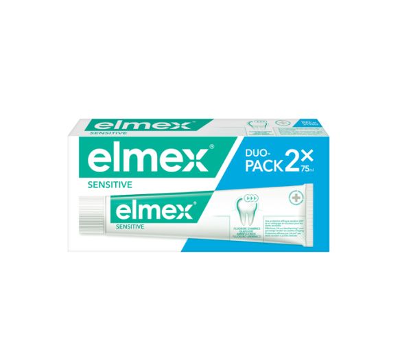 Sensitive Elmex Zahnpasta - 2er Pack mit 75 ml Tuben