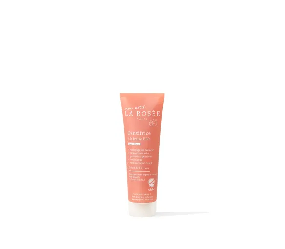 Bio Erdbeeren Babyzahnpasta La Rosée - 50ml Tube - image 1