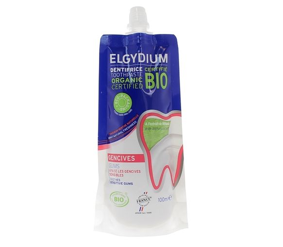Bio-zertifizierte Zahnpasta für das Zahnfleisch Elgydium - Tube mit 100 ml
