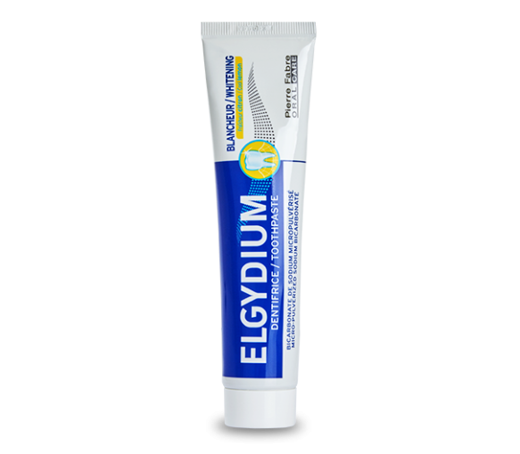Zahnpasta für weiße Frische mit Zitrone Elgydium - 75 ml Tube - image 1