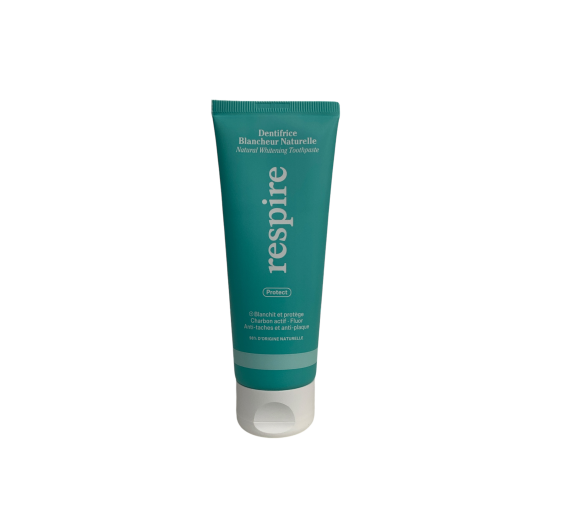 Natürliche Aufhellung Zahnpasta Respire - 75ml Tube
