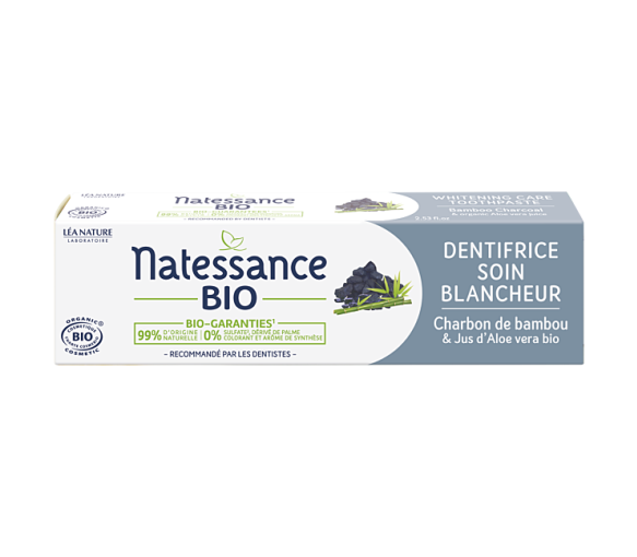 Bio-Zahnpasta für Whitening Natessance - 75ml Tube - image 1