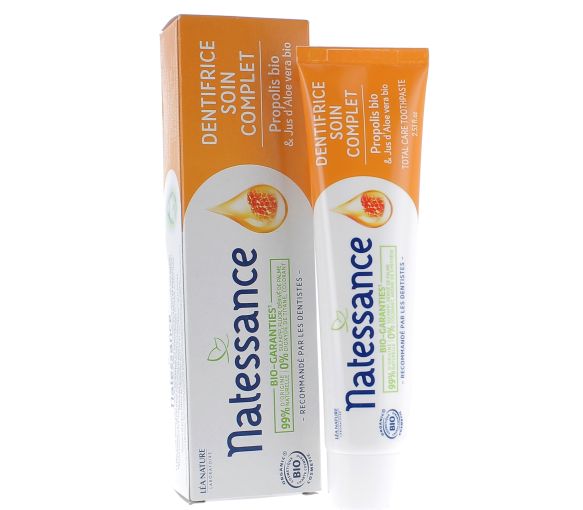 Bio-Komplettpflege-Zahnpasta Natessance - 75 ml Tube