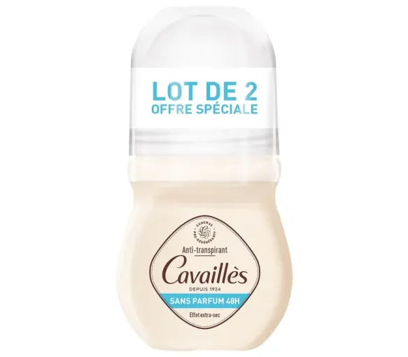 Duftfreies 48h Regulatives Deo-Pflege Rogé Cavaillès - 2 Roll-ons à 50 ml - image 1