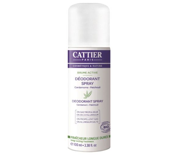 Aktiv Bio-Deodorant Spray Cattier - 100 ml
