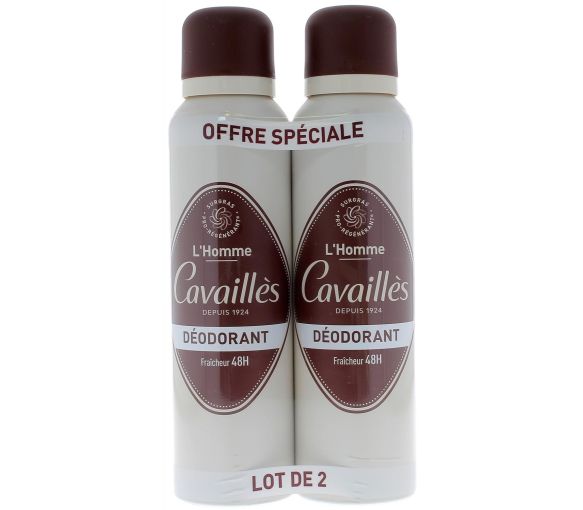 Deodorant Frische 48h für Männer Rogé Cavaillès - 2er Pack mit 150ml Sprays - image 1