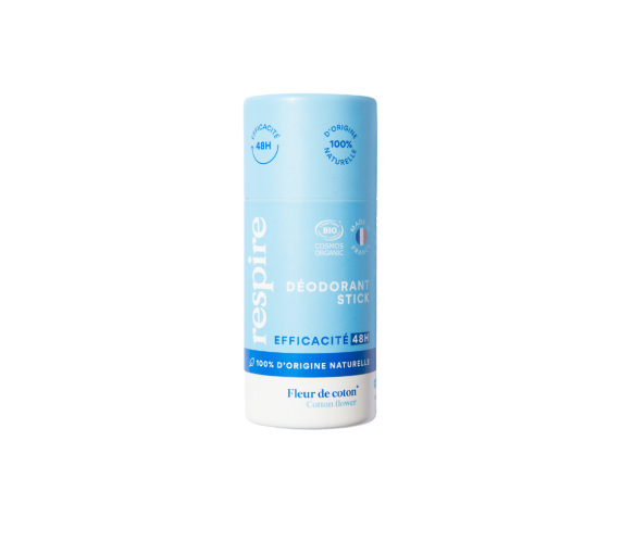 Bio-Baumwollblüten-Deodorant Respire - 50g Stick - image 1