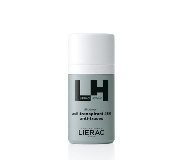 Antitranspirant-Deodorant 48h gegen Flecken Lierac Homme - Roll-On 50ml