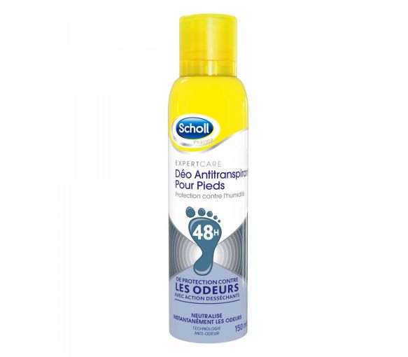 48-Stunden Anti-Transpirant Fuß-Deodorant Scholl - Spray mit 150 ml