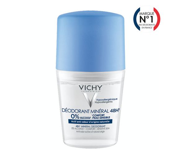 Deodorant Roll-On ohne mineralische Aluminiumsalze 48h Vichy - 50ml