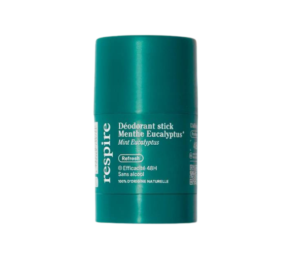 Effektives 48h Bio-Eukalyptus-Minz-Deodorant Solid Respire - 50g Stick - image 1