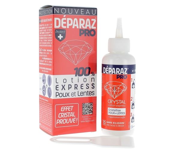 Déparaz pro Lotion express gegen Läuse und Nissen - Flasche mit 100 ml