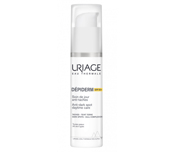 Dépiderm Tagespflege gegen Flecken SPF 50+ Uriage - Pumpflasche mit 30 ml - image 1