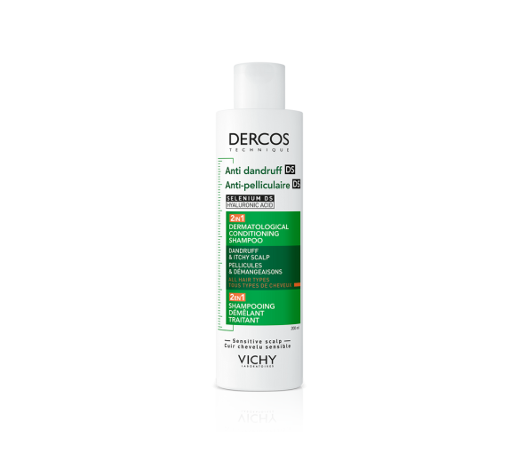 Dercos Anti-Schuppen Shampoo entwirrend 2in1 Vichy - Flasche mit 200ml - image 1