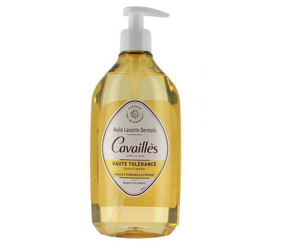 Dermatologisch hochverträgliches Waschöl Rogé Cavaillès - Pumpflasche mit 500 ml - image 1