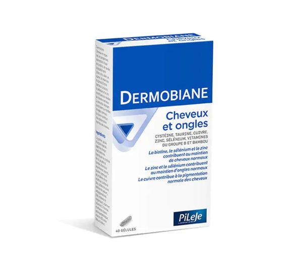 Dermobiane Haare und Nägel Pileje - Packung mit 40 Kapseln