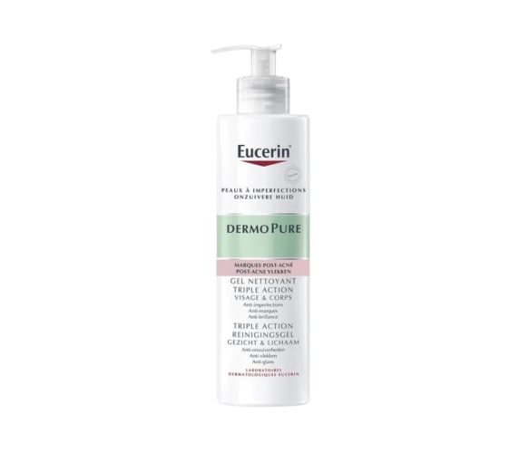 Dermopure Reinigungsgel mit dreifacher Wirkung Eucerin - Pumpflasche mit 500ml - image 1
