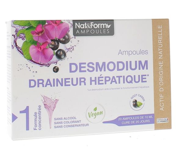 Desmodium Nat&Form - Schachtel mit 20 Ampullen