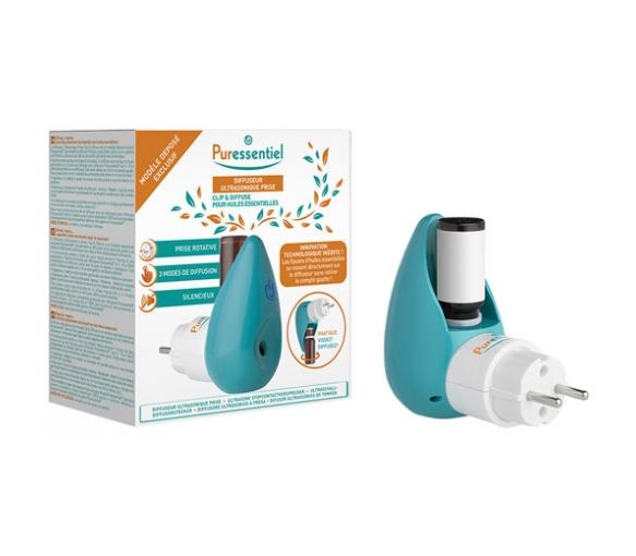 Ultraschall-Diffusor Steckdose Clip und Diffuse Puressentiel - 1 Steckdose