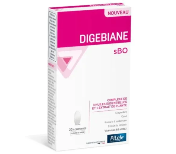 Digebiane sBO Pileje - Packung mit 20 Tabletten