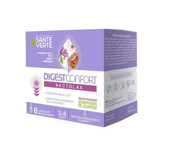 DigestConfort rectolax Gesundheit Grün - Schachtel mit 6 Mikroklistierkanülen - image 1