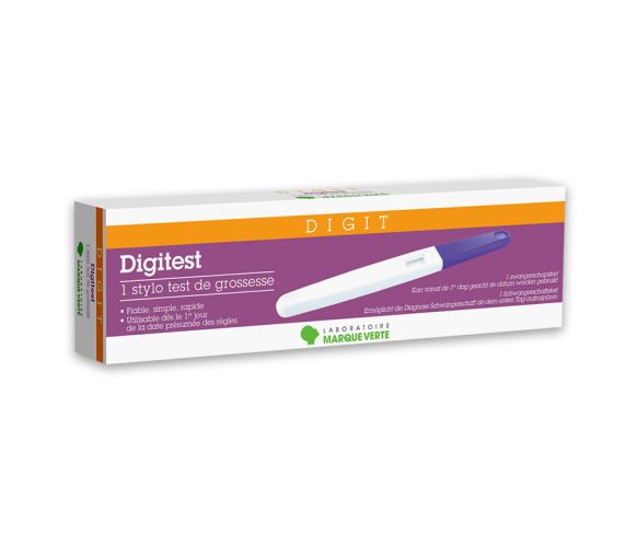 Digitest Schwangerschaftstest Marke Grün - 1 Schwangerschaftstest - image 1